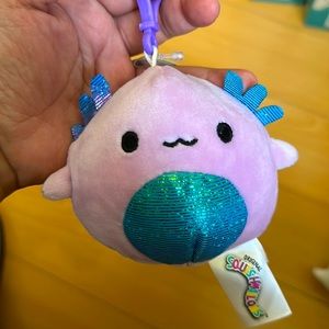 (NWT) Monica the axololt squishmallow clip